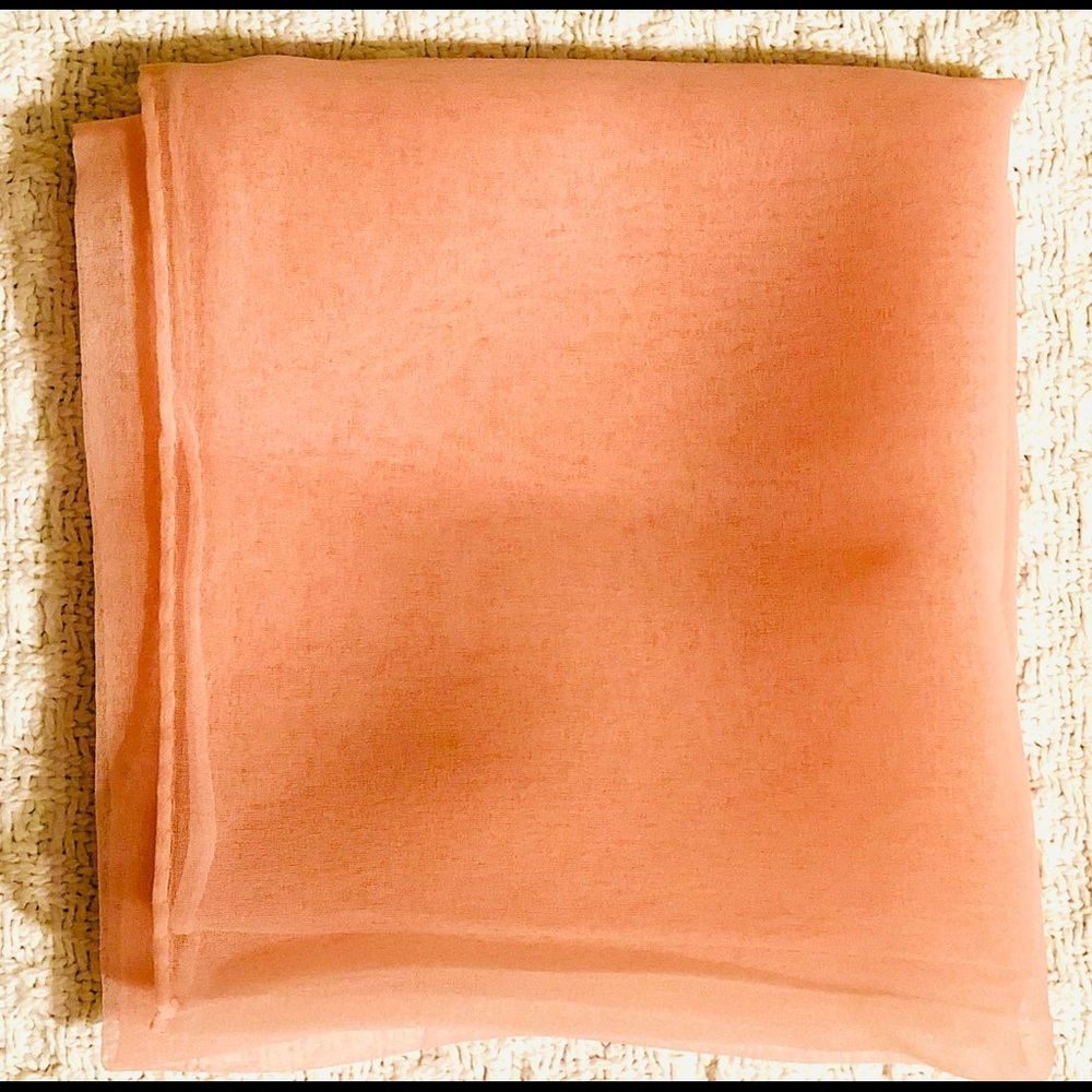 Vintage Pink Sheer Scarf by Vera